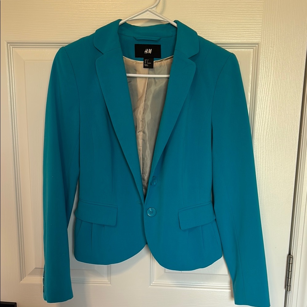 H&M Women's Teal Blazer
